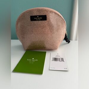 Kate Spade Terrace Street Sparklesgold Cosmetic Bag